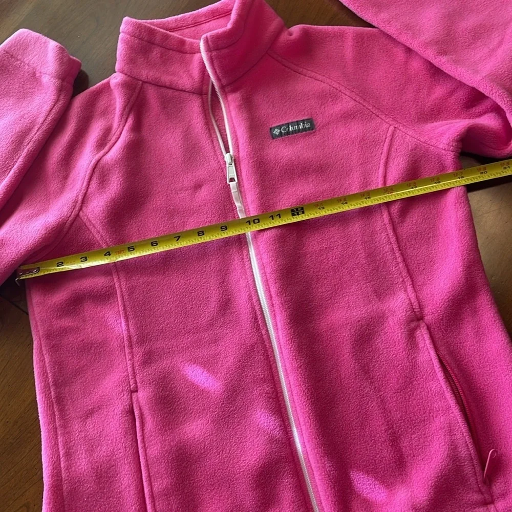 COLUMBIA Girls Fleece Zip Up Jacket - Size XL 18/20